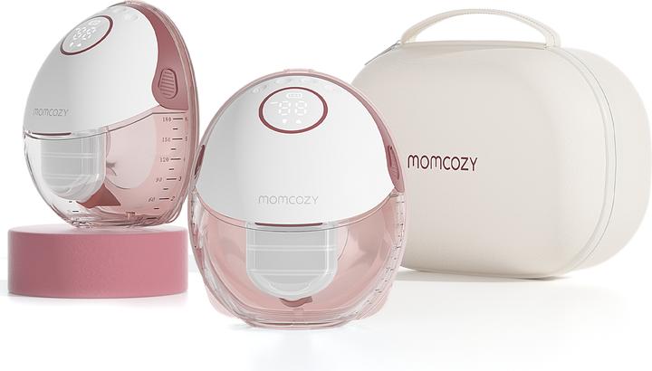 Momcozy M6 Hands-free Breast Pump Red Double Packs