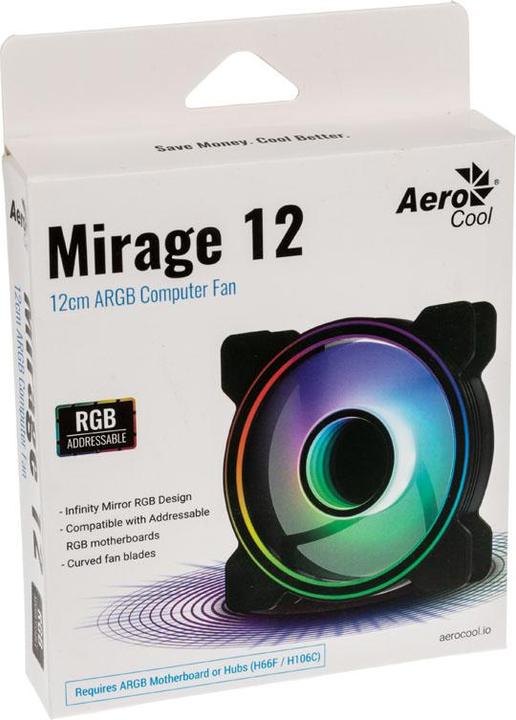 Image du produit AeroCool Ventilateur Mirage 12 ARGB (120 mm, 1 x)