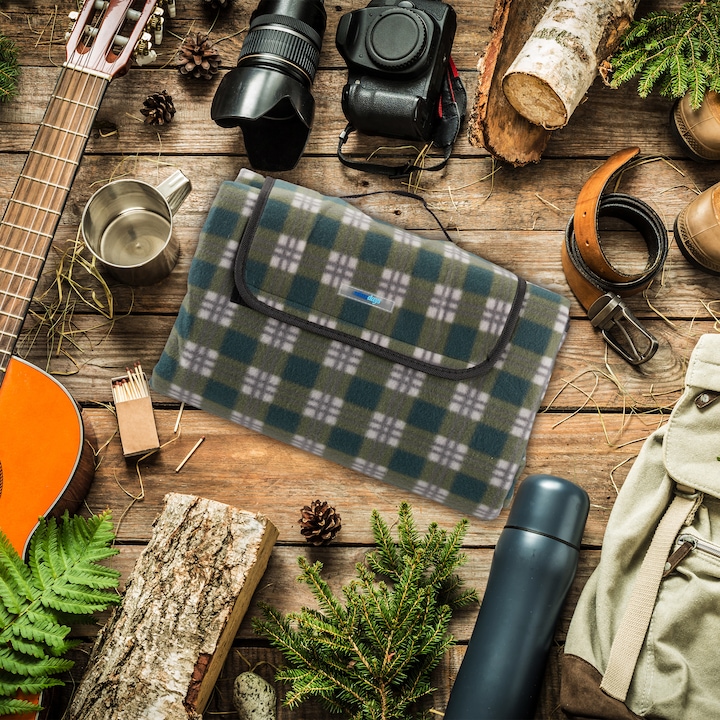Immagine prodotto Relaxdays Coperta da picnic quadretti