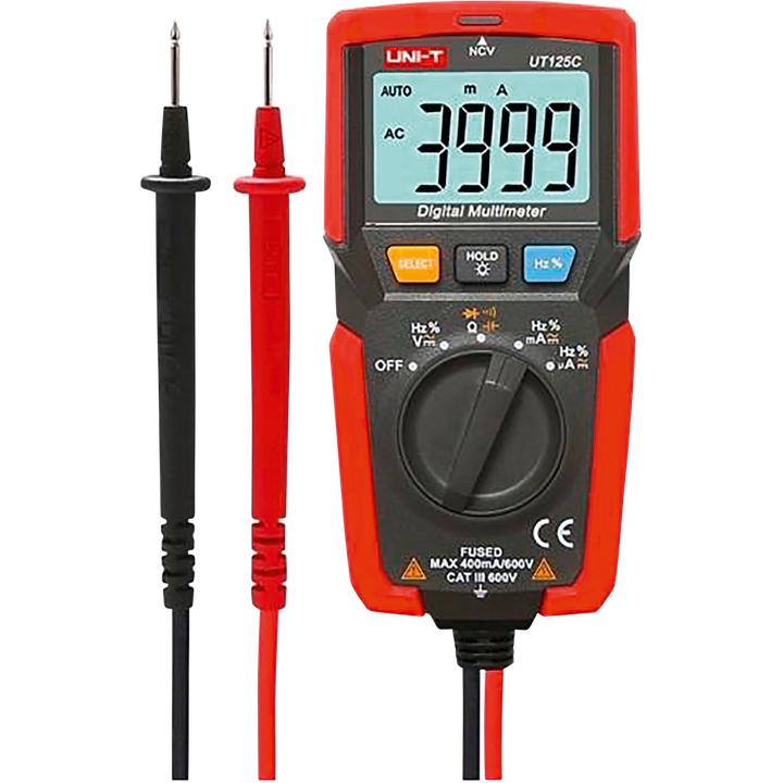 Produktbild Steffen Multimeter AC/DC (0-600V/0-0.4A) CATIII 600V rt/sw (CAT III 600V)