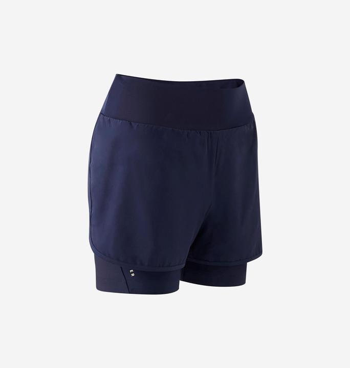 Produktbild Rockrider Radhose kurz MTB Expl 100 Damen blau (XL)