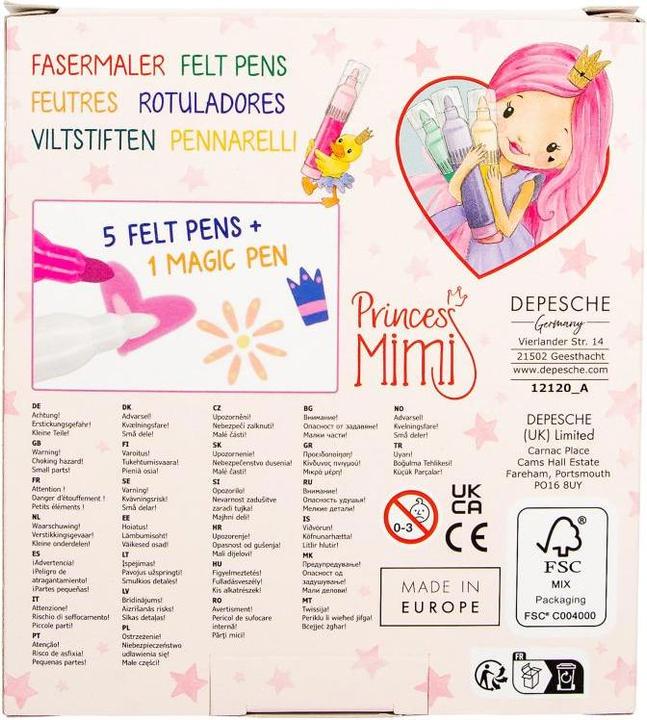 Produktbild Depesche Princess Mimi - Magic Marker - (412120) (5 x)