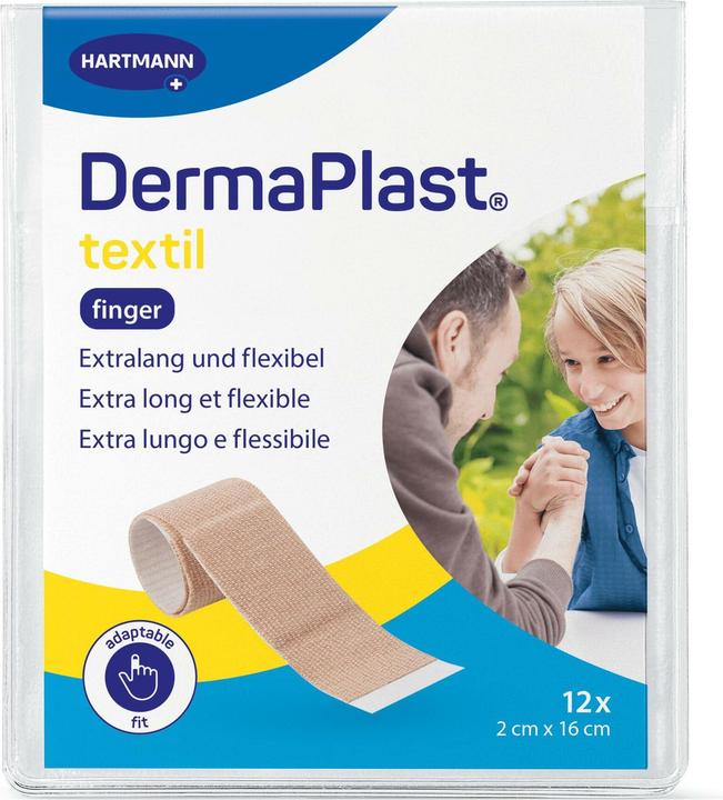 Produktbild DermaPlast Text Fingerverb 2x16cm bei 12 (12x)