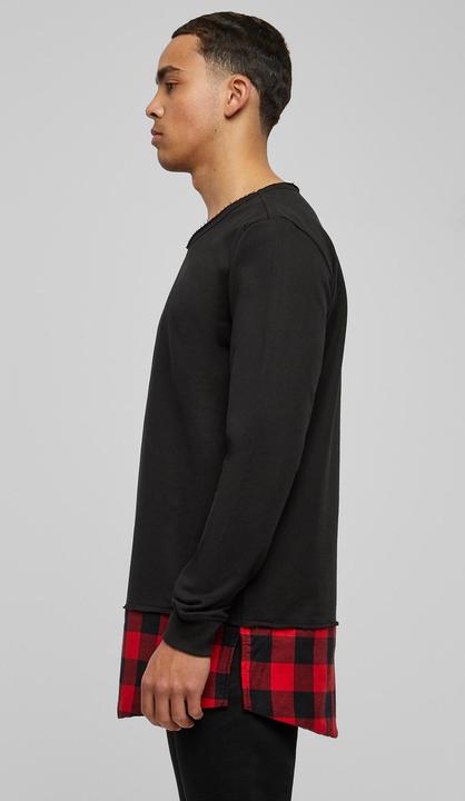 Produktbild Urban Classics Long Flanell Bottom Open Edge Crewneck (L)