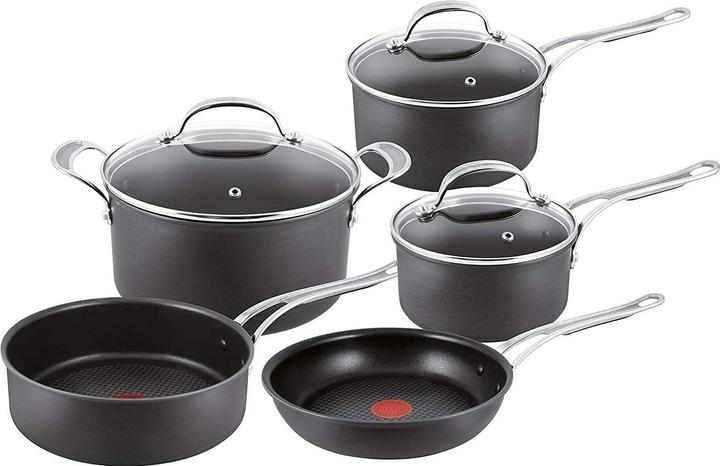 Tefal Pan set Hard Anodized 18 cm/20 cm/24 cm (24 cm, Pan set + pot set)