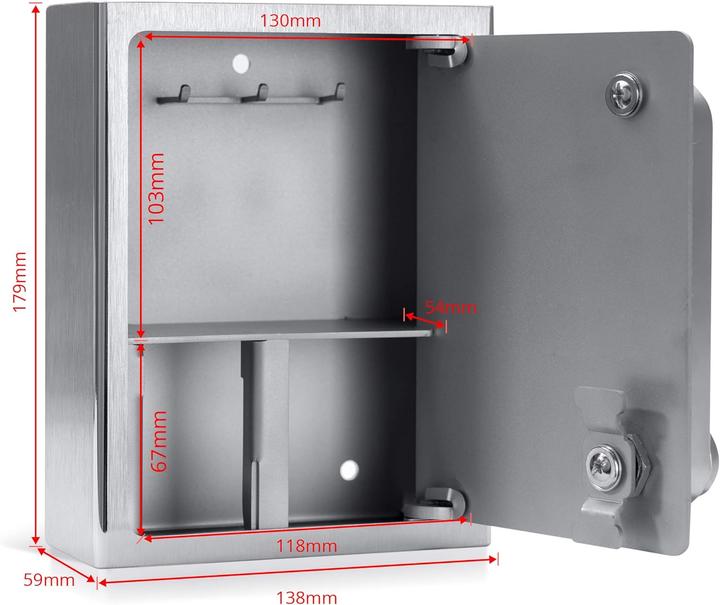 Produktbild Masunt Schlüsselsafe 1120 E Code