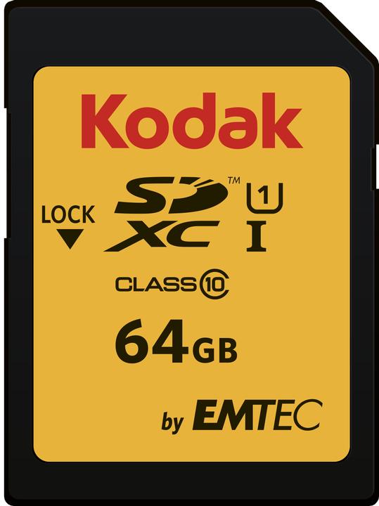 Kodak EKMSD64GXC10K (64 GB, SDXC, U1, UHS-I)