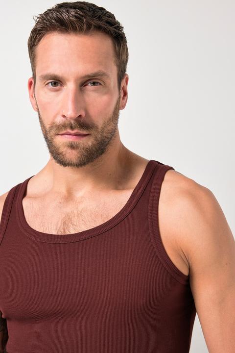 Actual product image JP1880 tank top, vest, ribbed, Sleeveless, up to 8 XL (4XL)