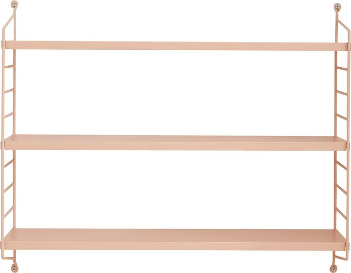 Actual product image En.Casa Modular wall shelf Strängnäs set of 3 salmon coloured