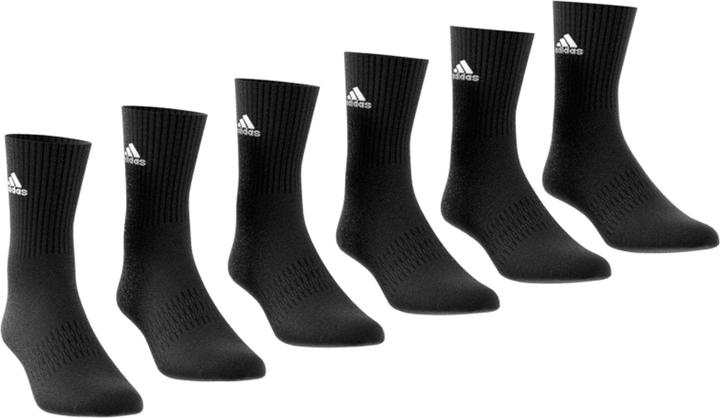 Immagine prodotto adidas Calzini Sportivi Ammortizzati, 6 Paia (confezione da 6, S)