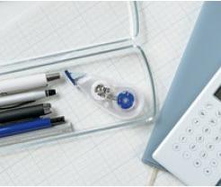 Plus Japan Rullo correttore mini 6mm x12m blu