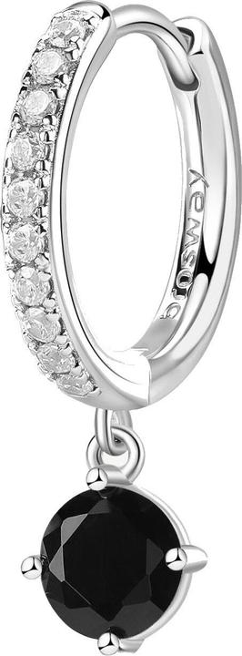 Immagine prodotto Brosway Fancy Mystery Black FMB86 Orecchino singolo a cerchio (Argento)