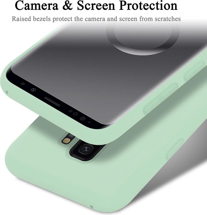 Immagine prodotto Cadorabo Copertura della cassa del silicone liquido TPU (Samsung Galaxy S9+)