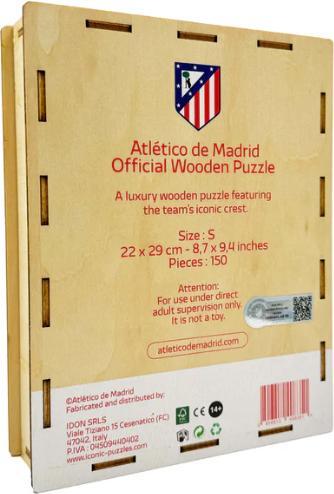 Productafbeelding Iconic Atletico Madrid - Logo - Houten Puzzel Maat M (270 stukjes) (270 onderdelen)