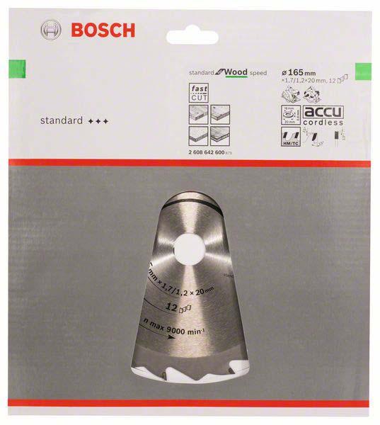 Produktbild Bosch Professional Zubehör PRO Wood Kreissägeblatt, 165 x 1.7 x 20 mm