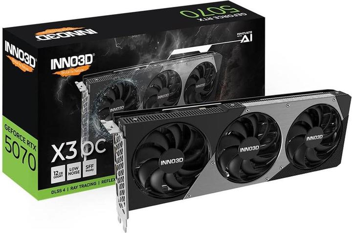 Produktbild Inno3D GeForce RTX 5070 X3 OC (12 GB, GDDR7)