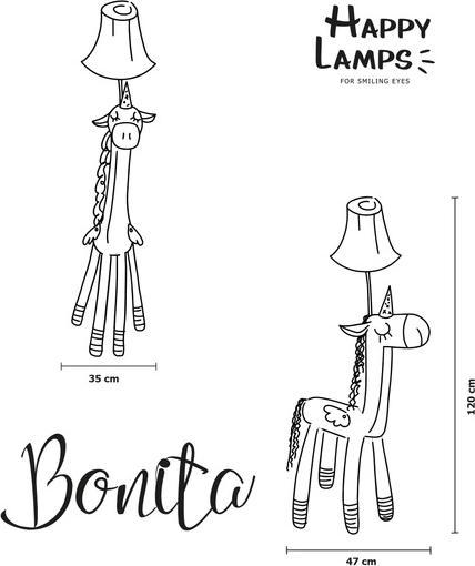 Actual product image Happy Lamps Bonita the unicorn (470 lm)