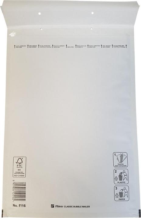 Fimar 100 bubble envelopes F/16 220x340mm white Filmar Classic (100 pcs.)