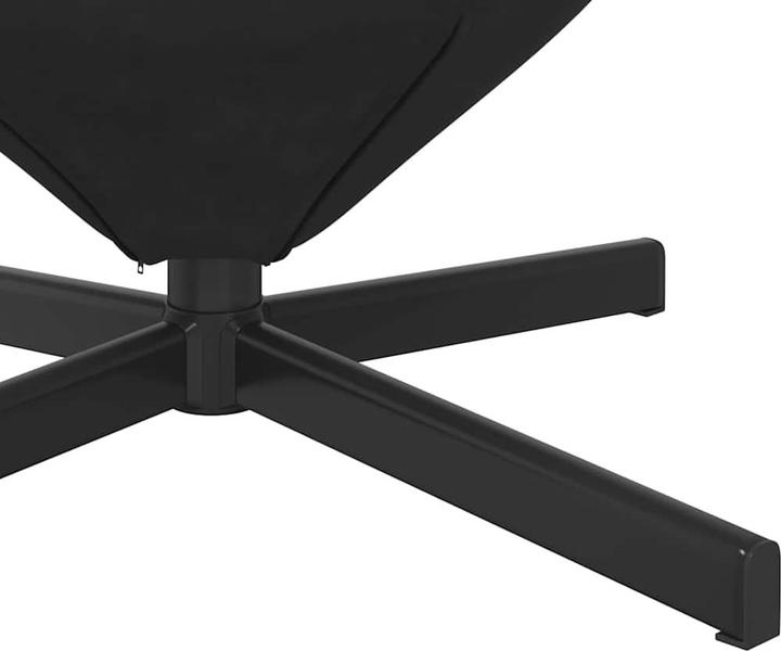 Produktbild VidaXL Eiersessel schwarzes Velvet