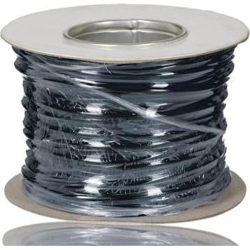 Rs Pro, Kabelleitung, Einzeladerleitung 1,5 mm², 16 AWG 100m Schwarz PVC isoliert 27/0,25 mm Litzen (100 m)
