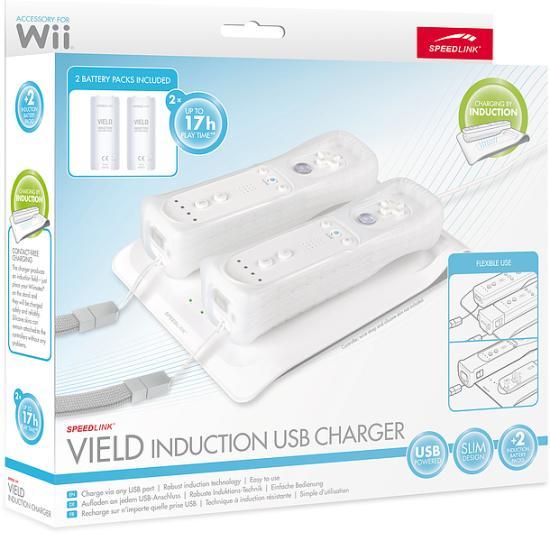 Actual product image Speedlink VIELD Induction USB Charger for Wii (Wii, Wii U)