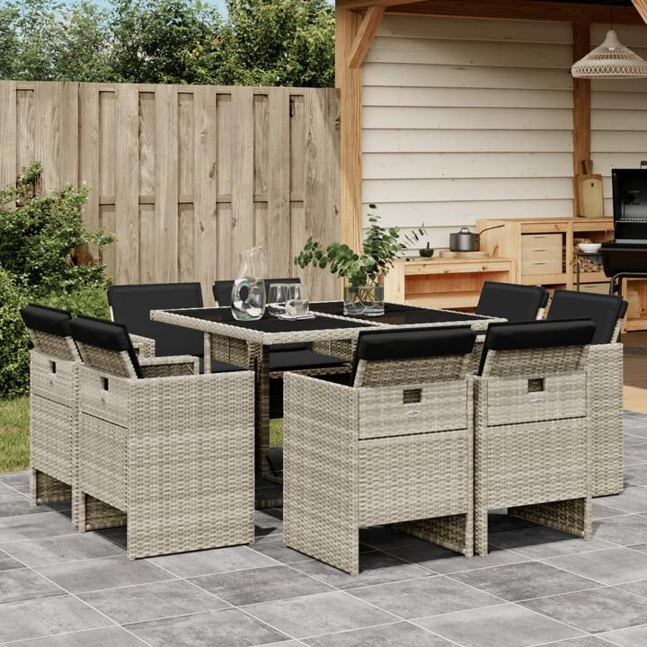 Actual product image vidaXL Garten Essgruppe (110 x 106 x 73 cm)