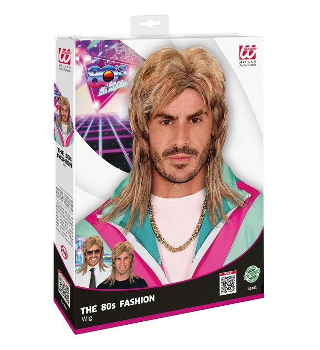 Produktbild Widmann Blonde 80er Vokuhila Perücke