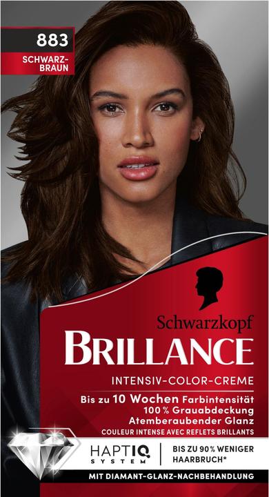 Produktbild Schwarzkopf Brillance Intensiv-Color-Creme (883 Schwarzbraun Magique)