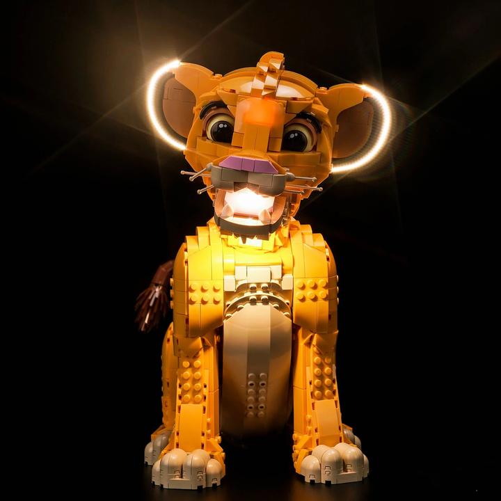 Image du produit BrickBling Set de lumière LED pour LEGO Simba, le jeune Roi Lion (43247)