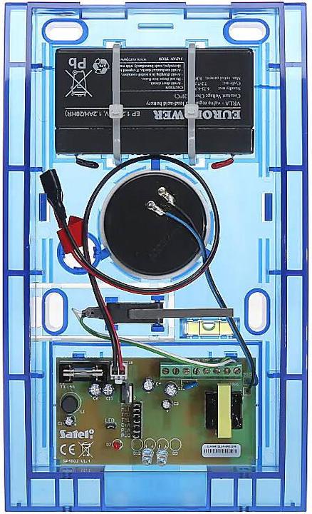 Image du produit Satel SIREN OUTDOOR W / BATTERY Blue / SP-4002 BL