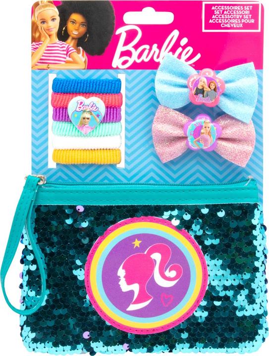 Image du produit Barbie Set avec trousse de beauté magique à paillettes