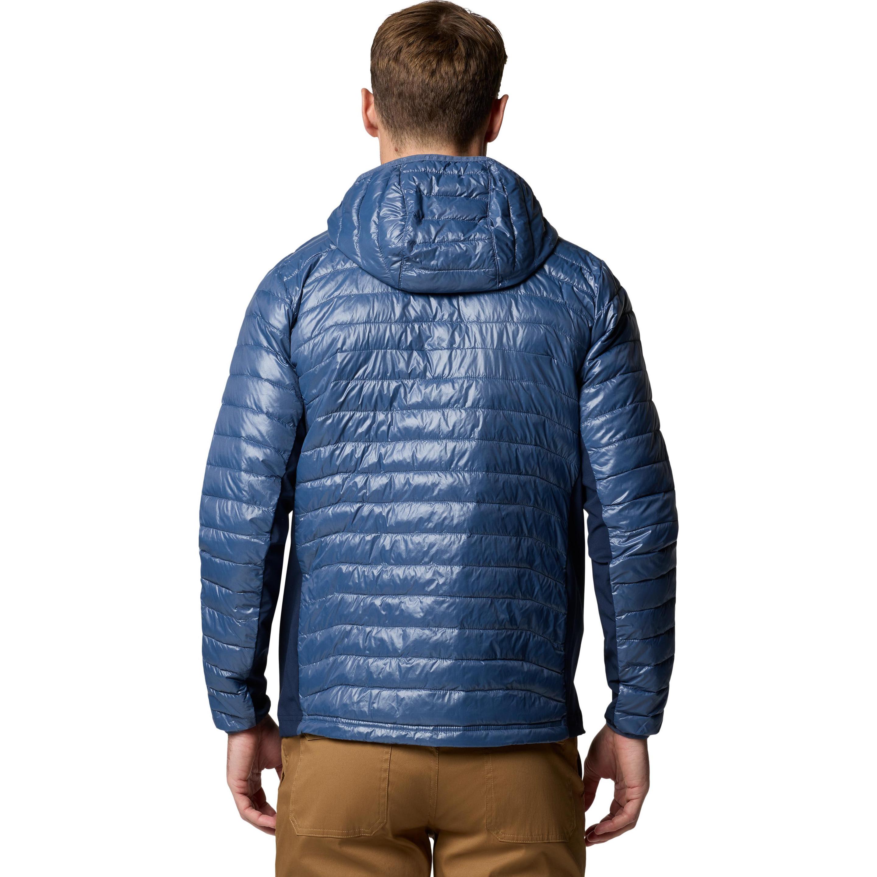 Thumbnail - Columbia, Herren, Jacke, Powder Pass™ Hybrid Hooded Jacket (M), Blau, M