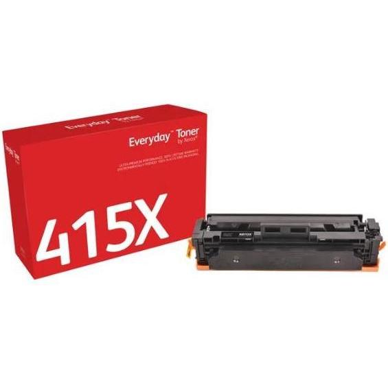 Xerox, Toner, Everyday For HP 415X (W2030X) High, Toner Cartridge, Black (FC)