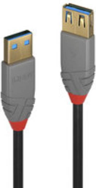 Actual product image Lindy USB/A-USB/A M-F (1 m, USB 3.2 Gen 1)