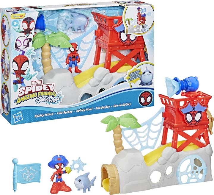 Actual product image Saf Spidey Island Playset