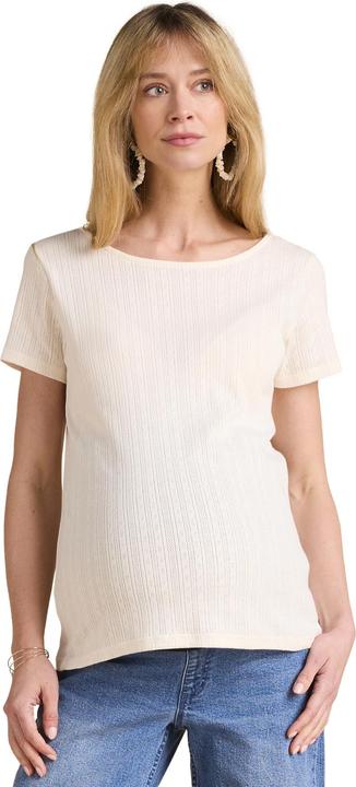 Produktbild Envie de Fraise Bio-Kollektion: Umstands-Shirt aus Pointelle-Jersey mit Rückenausschnitt (42)