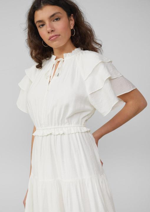 Immagine prodotto S.Oliver Kleid Midikleid mit Volant-Details | QS x Debi Flügge (40)