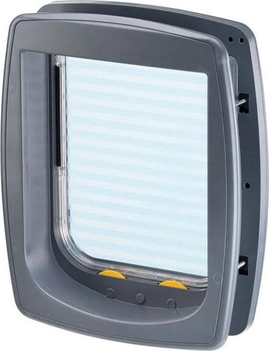 Ferplast Swing 11 grey - Dog door and cat door - 31 x 9 6 x 38 4 cm (Manual cat flap)