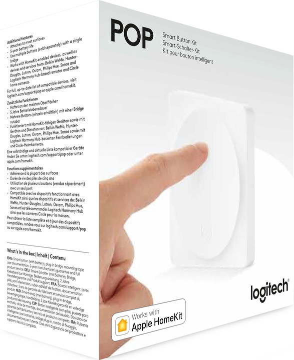 Produktbild Logitech POP Starter Pack Set (Gerätespezifische Fernbedienung, Bluetooth, WLAN)