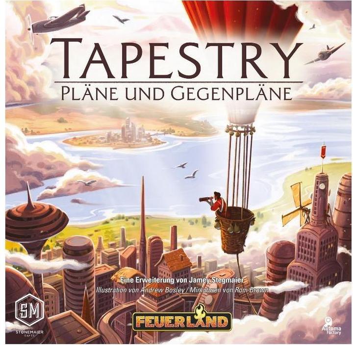 Actual product image Feuerland FEU31001 - Plans and counter plans: Tapestry, 1-5 players, ages 12+ (extension, DE edition) (German)