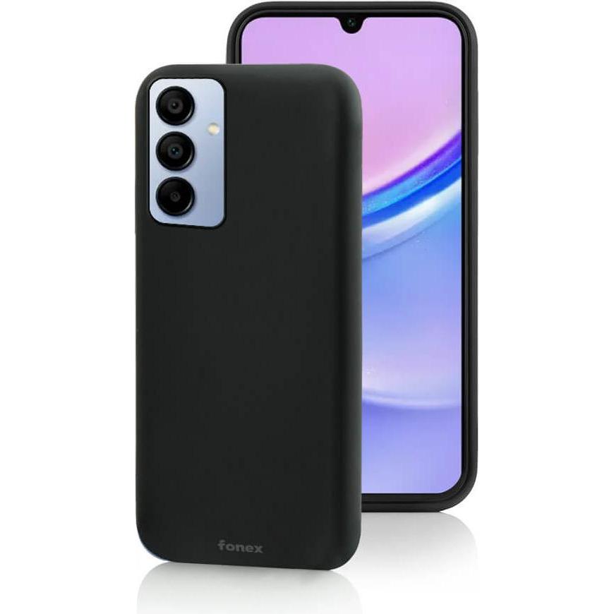 Fongex Galaxy A34 - Fonex TPU Gummi Hülle schwarz (Samsung Galaxy A34 5G), Smartphone Hülle, Schwarz
