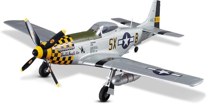 Derbee P-51D Mustang Warbird PNP gelb - 75cm (Warbird)