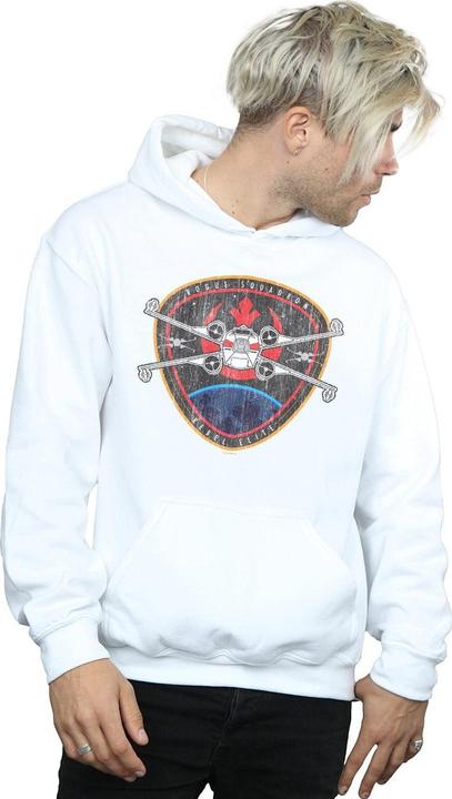 Actual product image Star Wars Mens Rebel Elite Badge Hoodie (L)