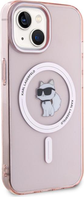 Image du produit Karl Lagerfeld KLHMP15SHFCCNOP iPhone 15 6.1" różowy/pink hardcase IML Choupette MagSafe (Apple iPhone 15)