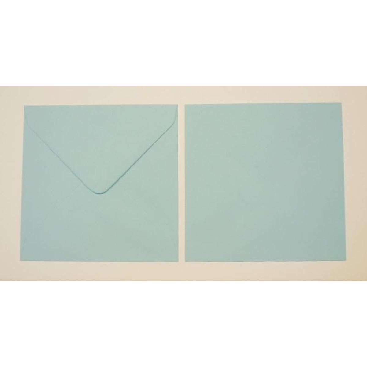 Thumbnail - Blanke, Briefumschlag, Briefumschläge 130x130mm 100g/qm gummiert VE=100 Stück hellblau (100 x)