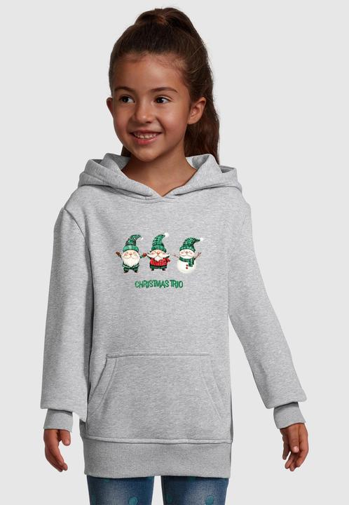 Image du produit Merchcode Sweat à capuche Trio de Noël pour enfants - 182523 (122, 128)