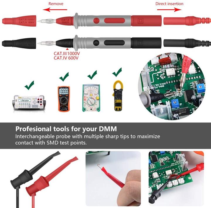 Actual product image Handskit Test leads