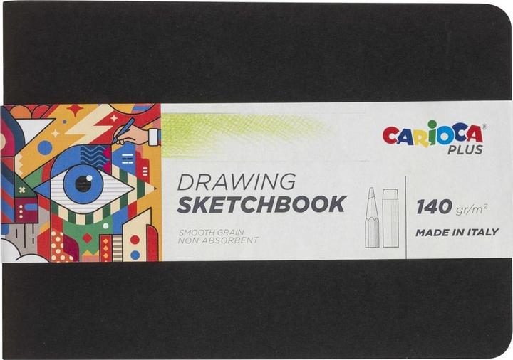 Produktbild Carioca Plus - Sketchpad 160g, A4, 40 pages with spiral spine (809325) (A4, Blanko, Harter Einband)