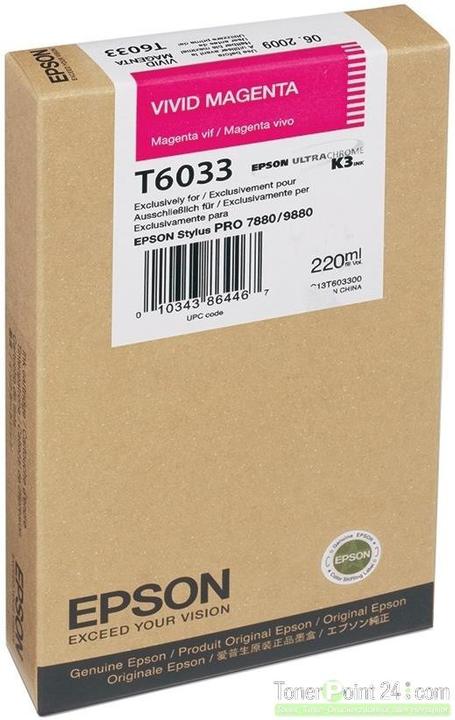 Image du produit Epson T6033 Vivid (M)