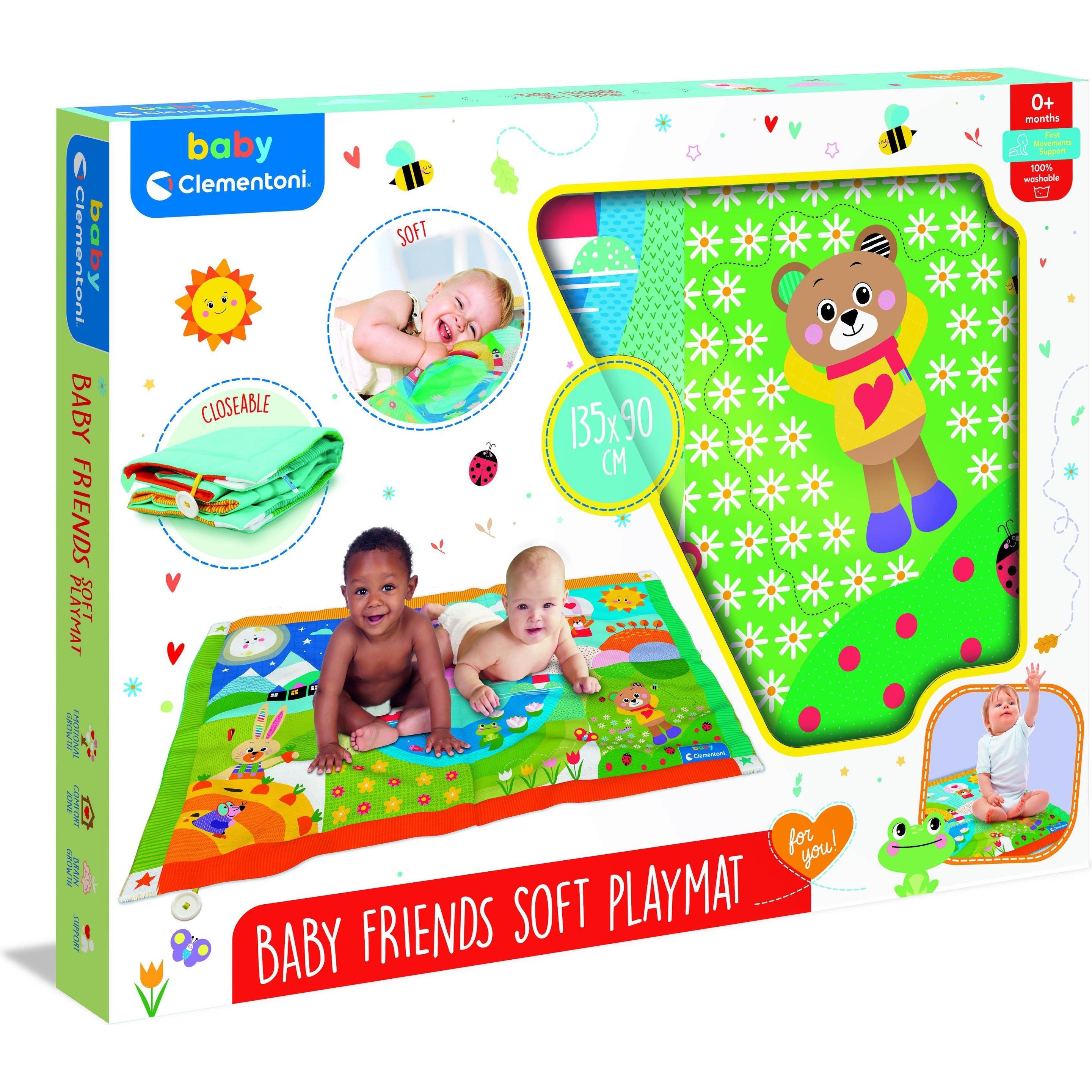 Thumbnail - Clementoni, Krabbeldecke + Spielbogen, Baby - Weiche Spielmatte
